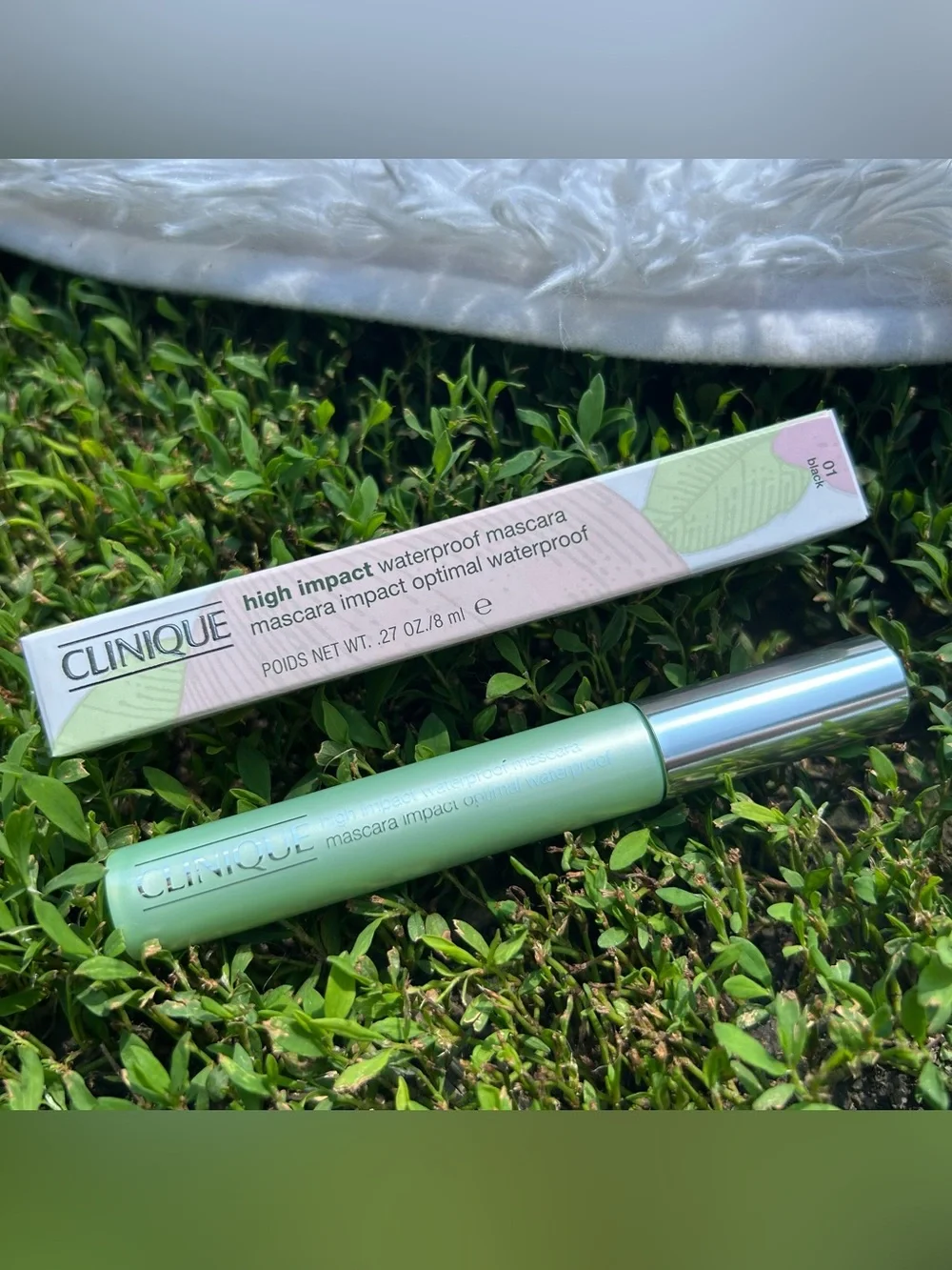 Clinique High Impact Waterproof Mascara - 01 Black - Full Size NEW